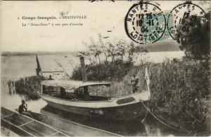 PC BRAZZAVILLE LE DIATA-DIATA PORT D'ATTACHE FRENCH CONGO (A22911)