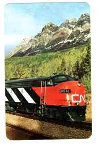 Canadian National Railway Train, Super Continental Rocky Mountains