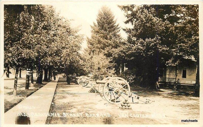 C-1910 Vancouver Washington Military Cannon Mires RPPC real photo 4669