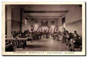 Villeurbanne Old Postcard Platoon Barracks EOR Jeanne d & # 39arc A barracks ...