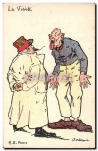 Old Postcard The Army Doctor visit