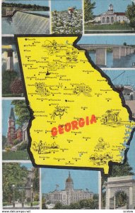 GEORGIA , USA , Map , 1930s-40s