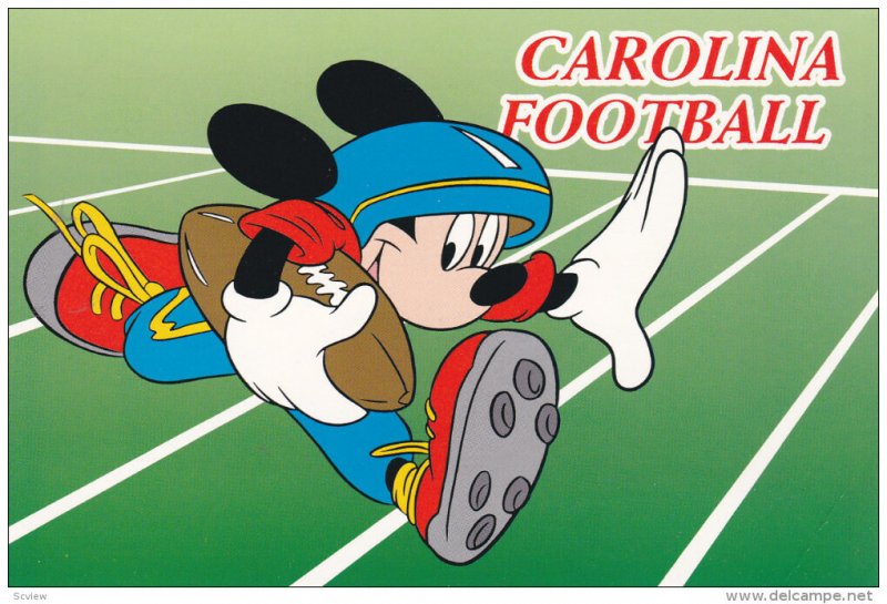 SOUTH CAROLINA, 1950-1970´s; Mickey Mouse Scores A Touchdown, Carolina Football