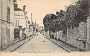 LA FERTE SOUS JOUARRE SEINE et MARNE FRANCE~RUE de CHAMPIGNY~PHOTO POSTCARD