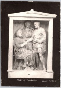 Stele Of Procleides N.M Athens Ancient Greece Marble Funerary Statue Postcard