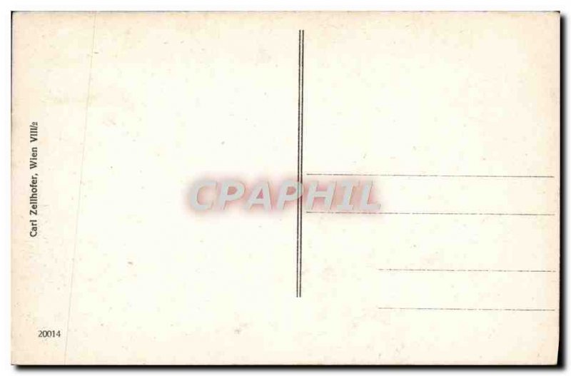 Old Postcard Wien Karlsruhe