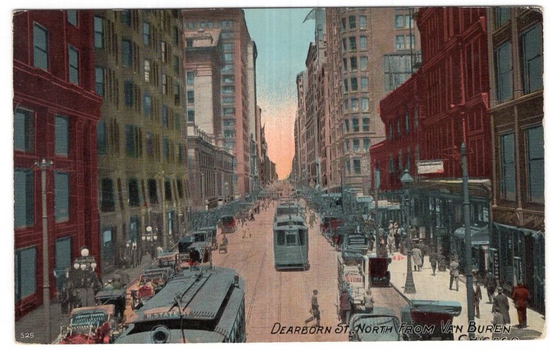 Chicago, Dearborn St. North From Van Buren