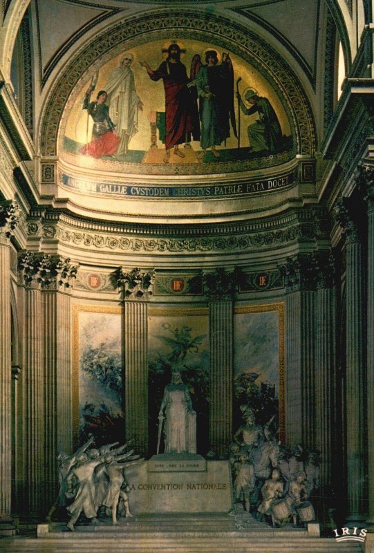 Postcard Paris Le Pantheon La Convention Nationale Et Ses Grands Hommes France