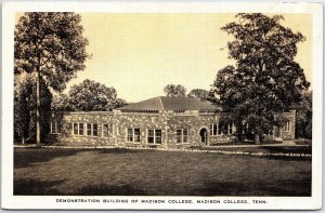 VINTAGE POSTCARD DEMONSTRATION BUILDING OF MADISON COLLEGE TENNESSEE 1940s