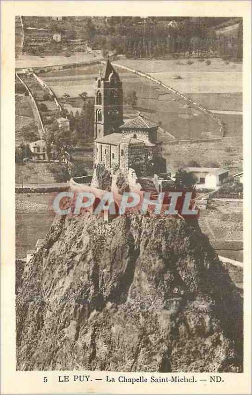 Old Postcard Le Puy La Chapelle Saint Michel