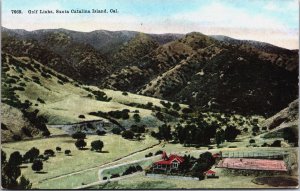 Golf Links Santa Catalina Island Vintage Postcard C095