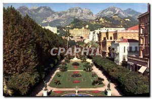 Old Postcard The Sites Wonderful Exhibit D Azur Menton Gardens Casino