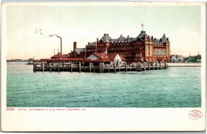 Postcard VA Old Point Comfort Hotel Chamberlin