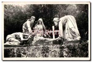 Postcard Old Calvary of Pont-Chateau (Laire Inf) The Way of the Cross Station...