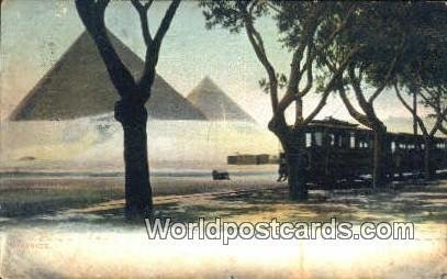 Pyramids Eqypt Postal Used Unknown 