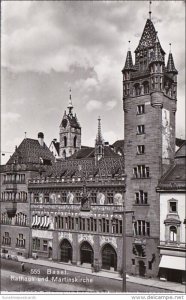 Switzerland Basel Rathaus und Martinskirche Photo