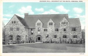 Sewannee Tennessee University Johnson Hall Vintage Postcard AA19794