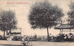 SOUTHEND ON THE SEA ESSEX ENGLAND~BANDSTAND~1905 PHOTO POSTCARD