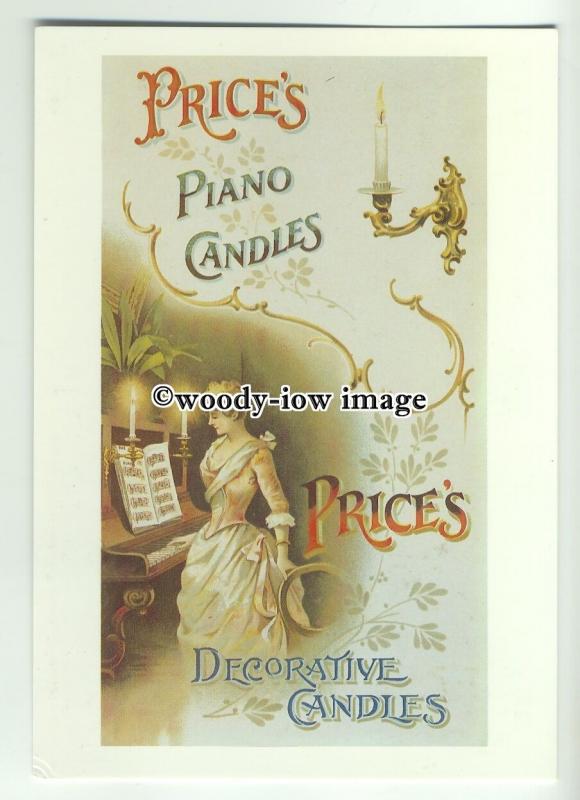 ad0294 - Prices Piano Candles - Decotrative Candles - Modern Advert Postcard