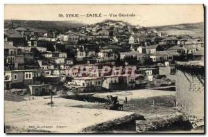 VINTAGE POSTCARD Syria Zahle View