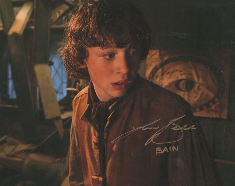 John Bell as Bain The Hobbit Giant Rare 10x8 Hand Signed Photo