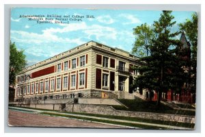 Vintage 1924 Postcard Michigan State Normal College Grounds Ypsilanti Michigan