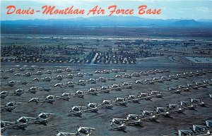 1950s Tucson Arizona Davis-Monthan Air Force Base Aircraft Postcard 25-4003