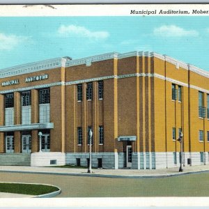 c1940s Moberly, MO Municipal Auditorium St. Louis Mob. Kans City RPO Cancel A203