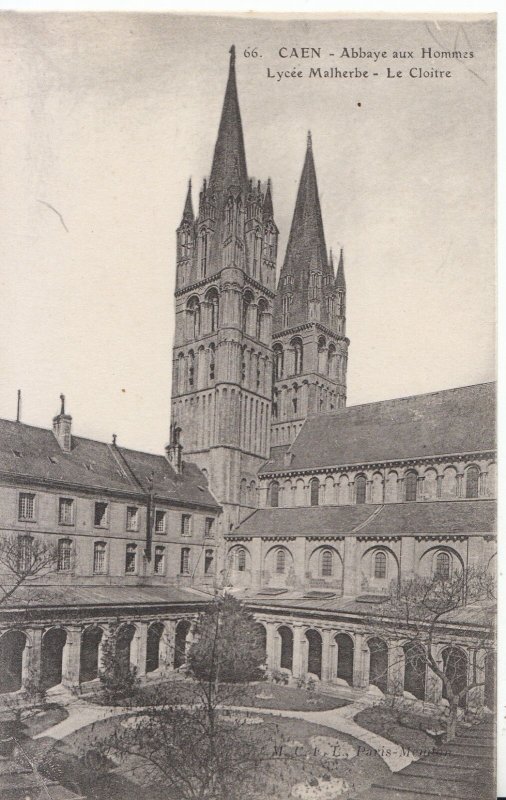 France Postcard - Caen - Abbaye Aux Hommes - Lycee Malherbe - Ref ZZ4826