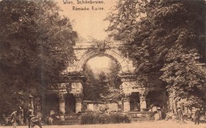 Vintage 1910 Vienna Schönbrunn Roman Ruin Postcard Austria