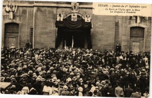 CPA AK SEDAN Journée du 1er Septembre 1910 La Sortie de l'Église aprés (224928)