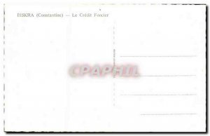Algeria Biskra Constantine Old Postcard Credit Foncier
