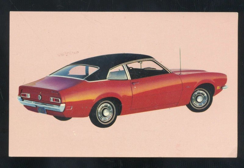 1971 FORD MAVERICK 2 DOOR SEDAN VINTAGE CAR DEALER ADVERTISING POSTCARD