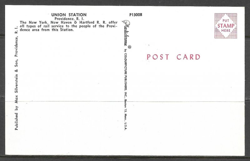 Rhode Island, Providence - Union Station - [RI-098]