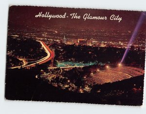 Postcard Hollywood The Glamour City Hollywood Los Angeles California USA