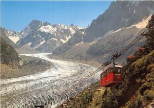 BF40492 chamonix mont blanc mer de glace   france  cable train teleferique