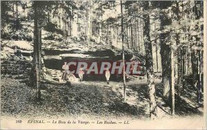 Old Postcard Epinal wood virgin ratchet