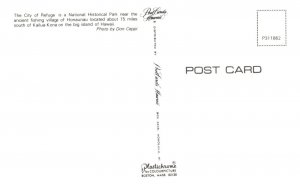 The City of Refuge National Historical Park near Honaunau Hawaii Postcard