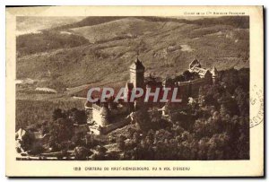 Old Postcard Chateau Haut Koenigsbourg has seen the crow flies