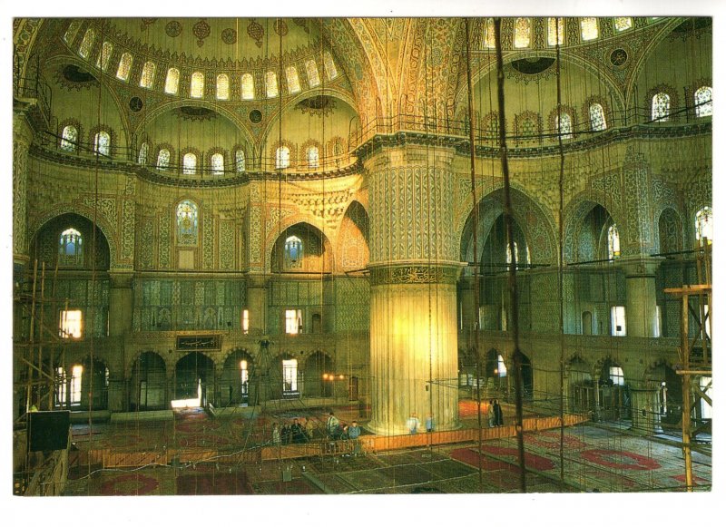 Interior, Blue Mosque, Istanbul, Turkey