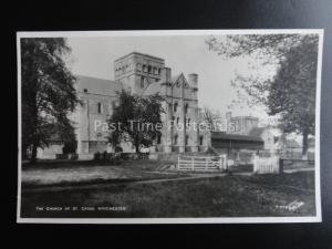 Hampshire WINCHESTER Church of the Cross Old RP Postcard by Walter Scott T910