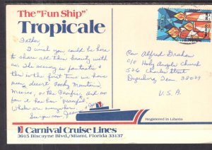 Steamship Tropical Carnaval Cruise Lines BIN