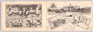 Jacksonville~Daytona~West Palm Beach & Miami~Mt Vernon Motor Lodge~Route 1~c1940