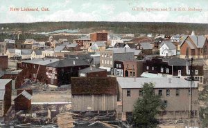 Panorama New Liskeard Temiskaming Shores Canada 1910c postcard