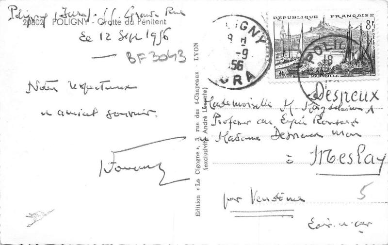 BF3043 poligny grotte de penitent france