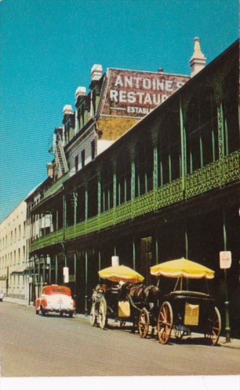 Louisiana New Orleans Antoine's Restaurant On St Louis Street
