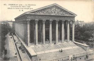 BR92968 paris la madeleine affecte la forme d un temple grec  france