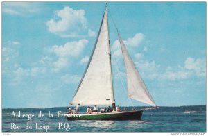 Sail Boat, RIV DU LOUP, Quebec, Canada, 40-60's