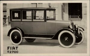 Car Advertising FIAT DeLuxe Sedan Factory Branch c1920 Real Photo Card/Postcard