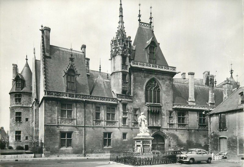 France la facade principale du palais jacques coeur architecture  Postcard